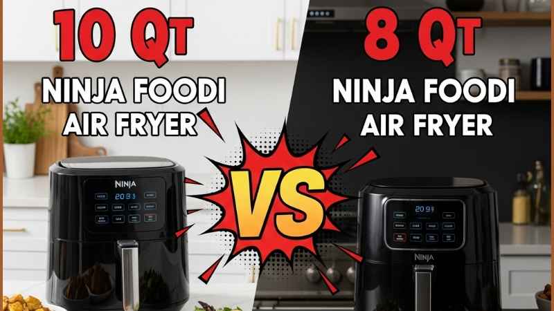 8 Qt Vs 10 Qt Ninja Foodi Air Fryer
