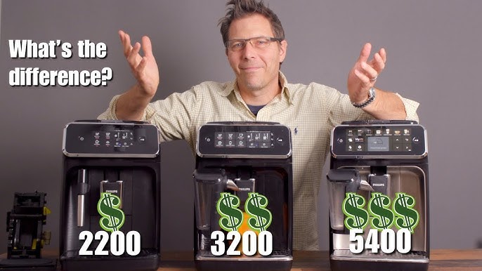 philips coffee machine 2200 vs 3200