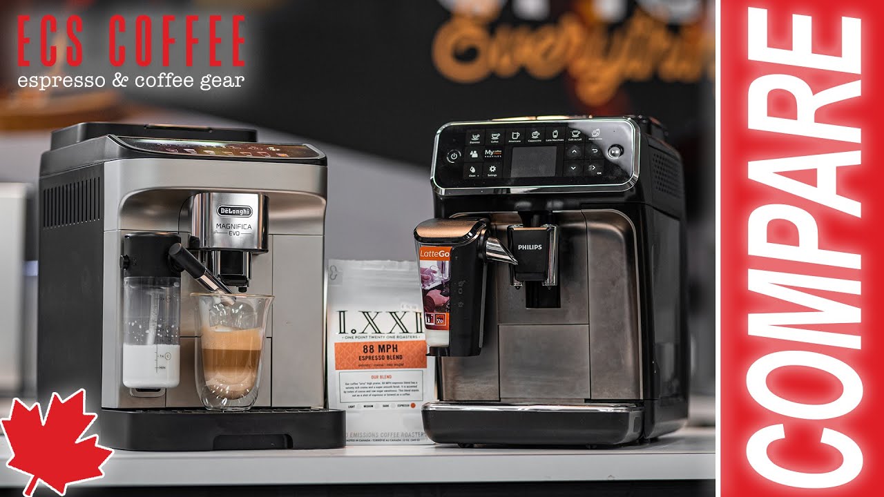 De'Longhi Coffee Machine vs Philips Coffee Machine