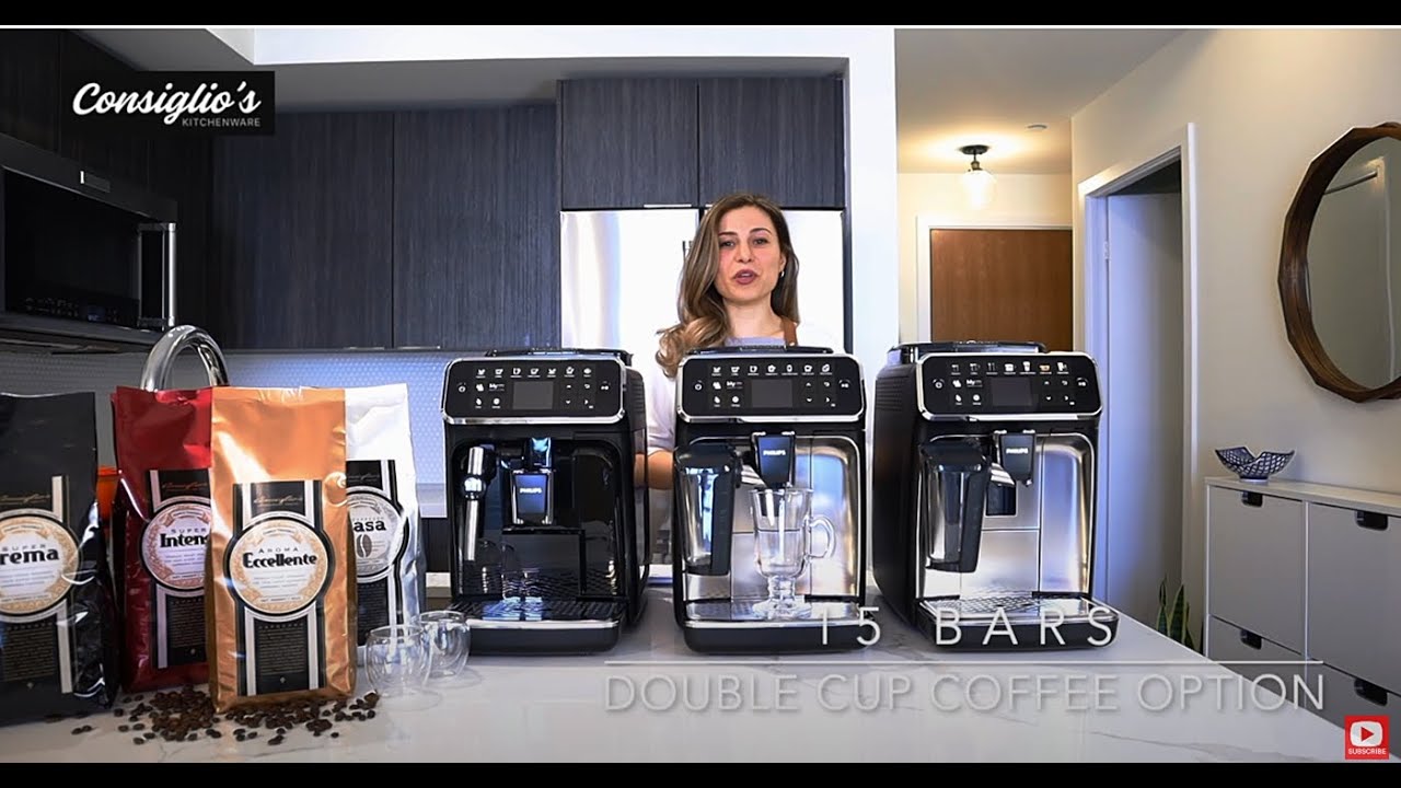 philips coffee machine 5400 vs 4300