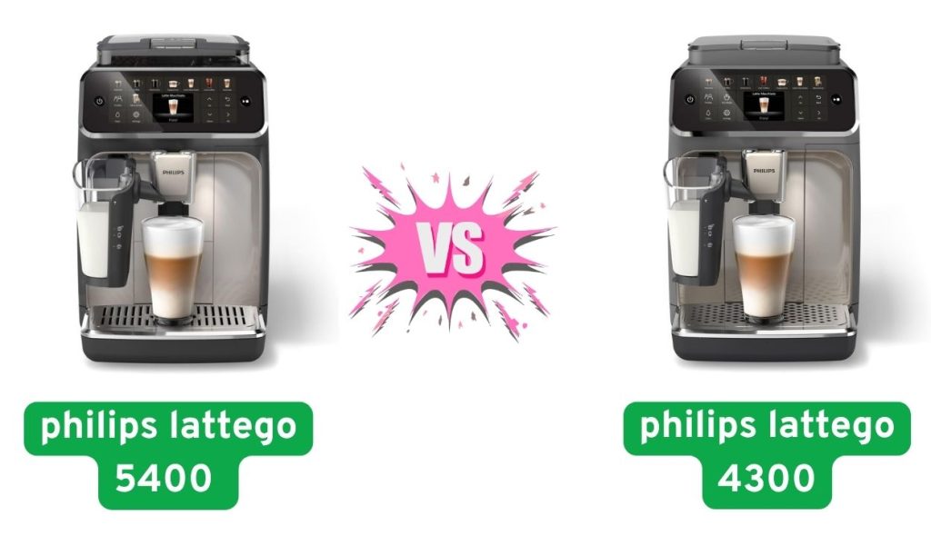 Philips LatteGo 5500 vs 4400