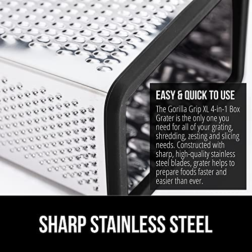 GORILLA GRIP XL 4-Sided Cheese Grater Review