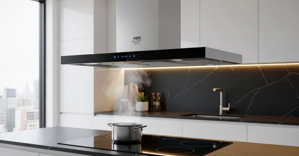 How 486 Gelyney Kitchen Exhaust Hood Work