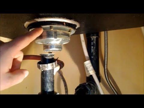 How To Remove Drain From Kitchen Sink