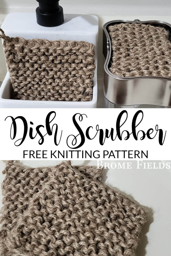 How To Make A Dish Scrubber
