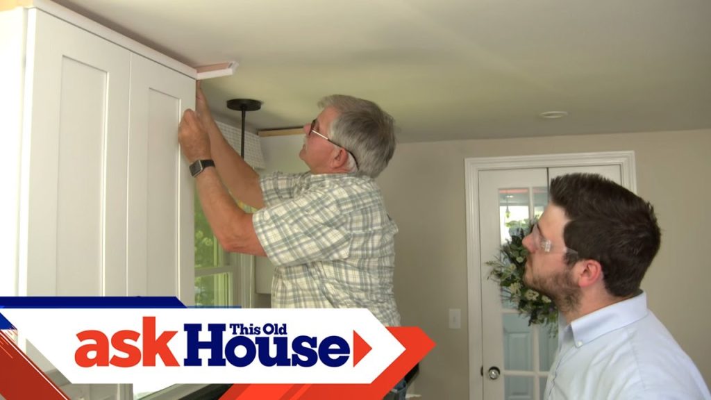 How To Install Crown Molding On Kitchen Cabinets