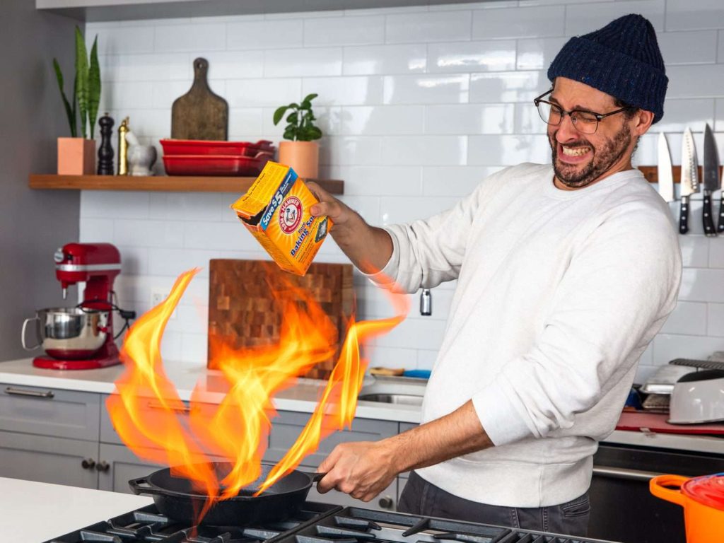 How To Put Out A Fire In The Kitchen