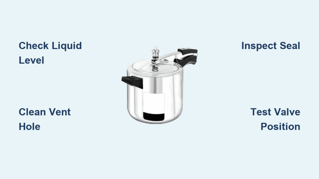 Why Pressure Cooker Whistle Not Working