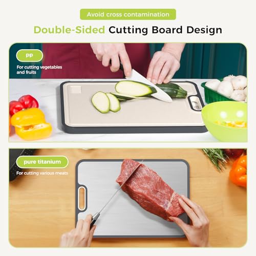 Sumzzz Titanium Cutting Board Double Sided