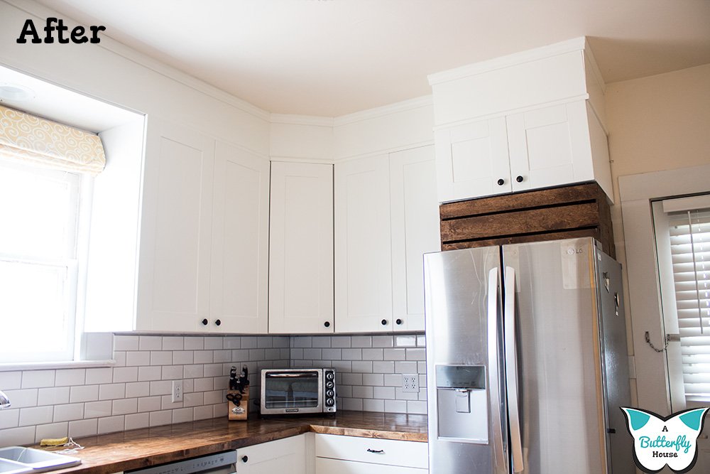 How To Fill The Space Above Kitchen Cabinets
